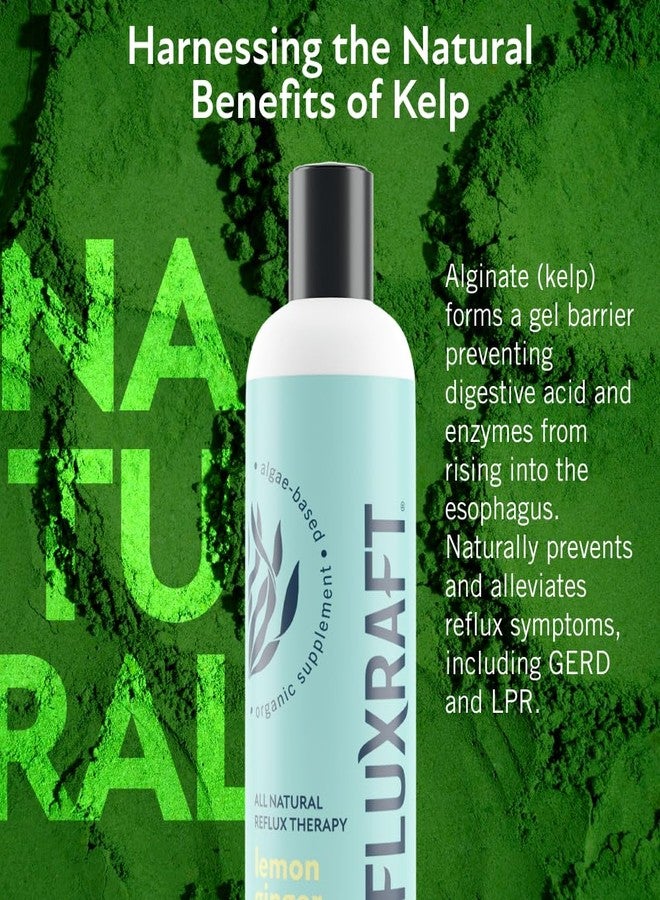 RefluxRaft Acid Reflux Therapy with Organic Alginate, Rapid & Long Lasting Gerd, LPR & Digestion Symptom Support, Zero Sugar, Gluten Free, Low Sodium, Lemon Ginger Flavor, 47 Gel Servings, 8 OZ Bottle - Image 5