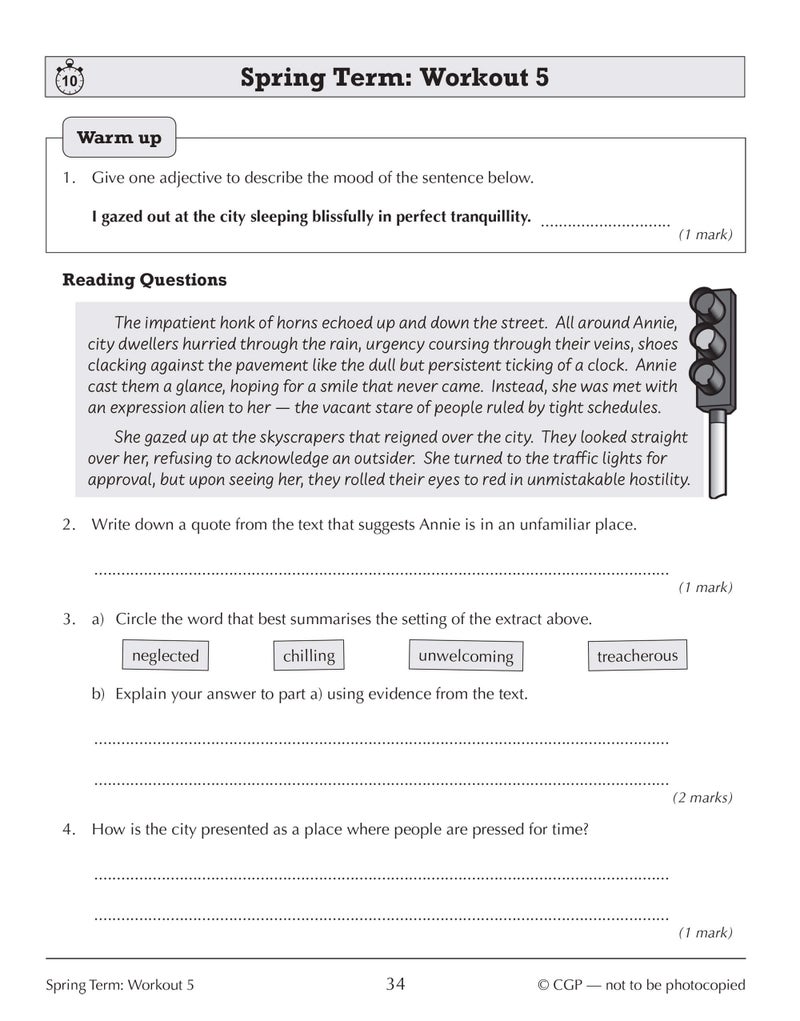 New Ks3 Year 8 English 10Minute Weekly Workouts - Image 4