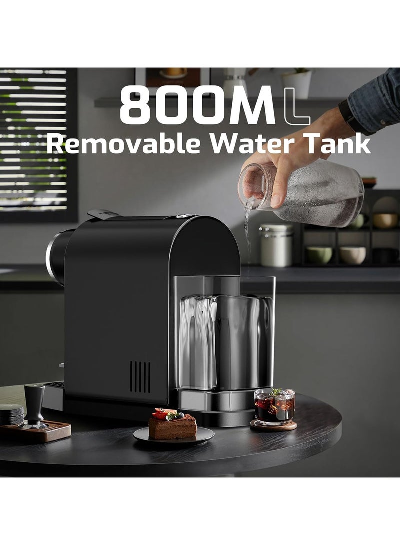Capsule Coffee Machine for Nespresso Original, 19Bar Coffee Maker 2 Brew Sizes, Espresso Machine with 850ML Detachable Water Tank Easy Brew latte, Cappuccino and More, One Touch System  - Image 5
