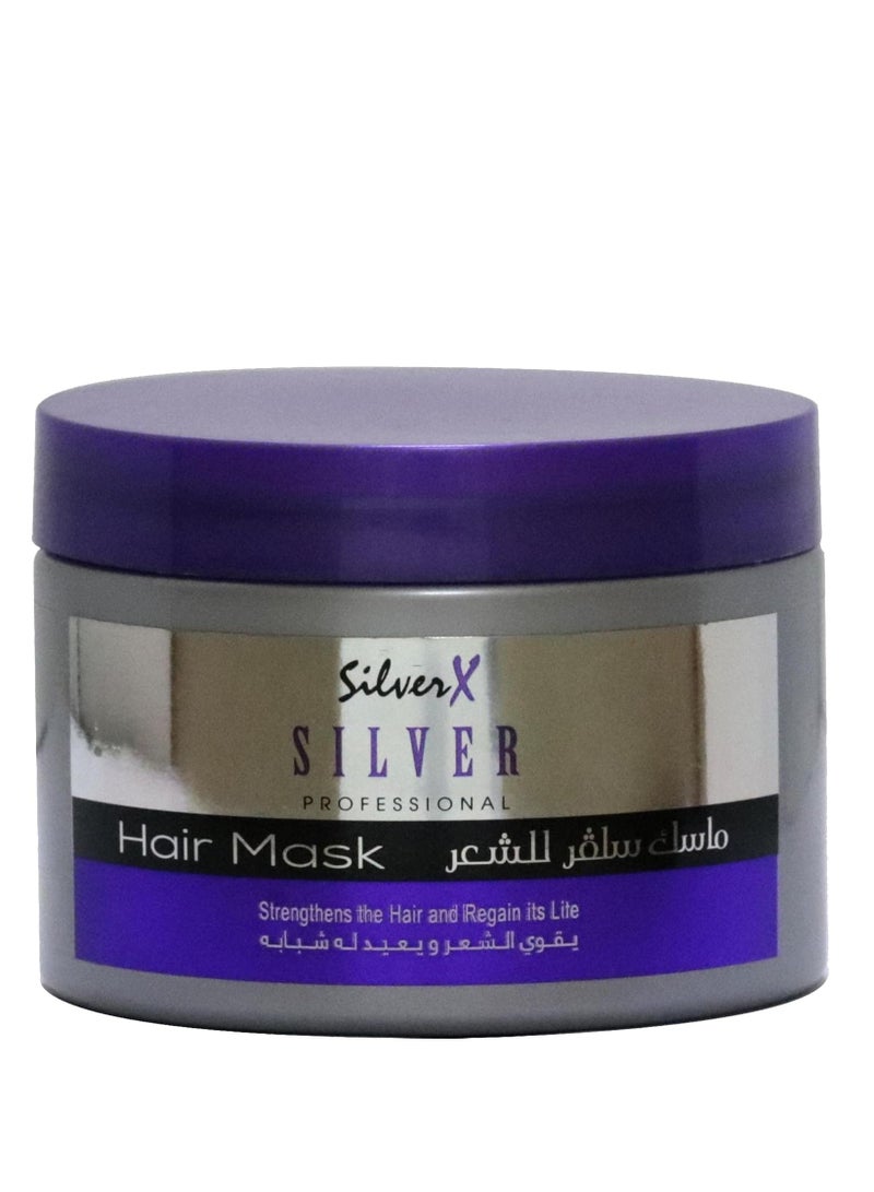 Silver X Silver Professional Hair Mask Treatment for Strengthen the Hair and Regain It's Life 300ml - Image 2