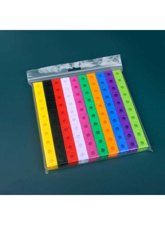 Yiwu Magic Cube Building Blocks Assembling Cube Mathematics Teaching Aids Children's Educational Square Building Blocks Toys Wholesale