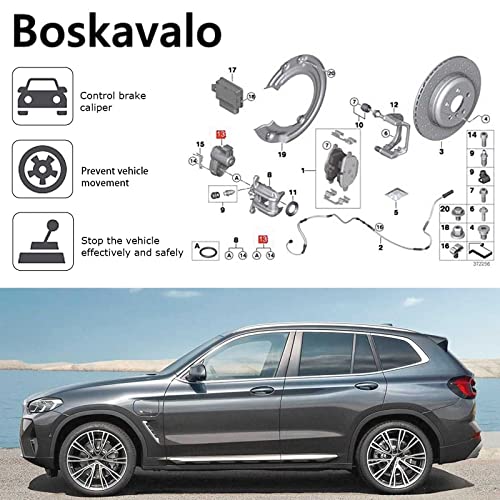 Boskavalo محرك سيرفو مكابح اليد الخلفية بوسكافالو لبي إم دبليو 34216791420 34216794618 M5 X3 Z4 f10 f11 528i 535i 640i 650i - Image 5