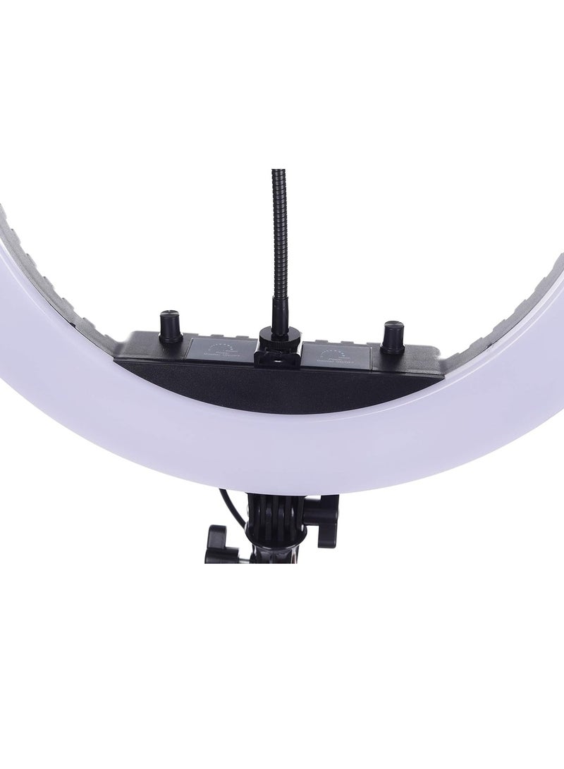 HQ-18 Live Stream Led Soft Ring Light Stand 45 cm  selfie stick for Smartphone Makeup Video Studio Tripod Ring Light - Image 2