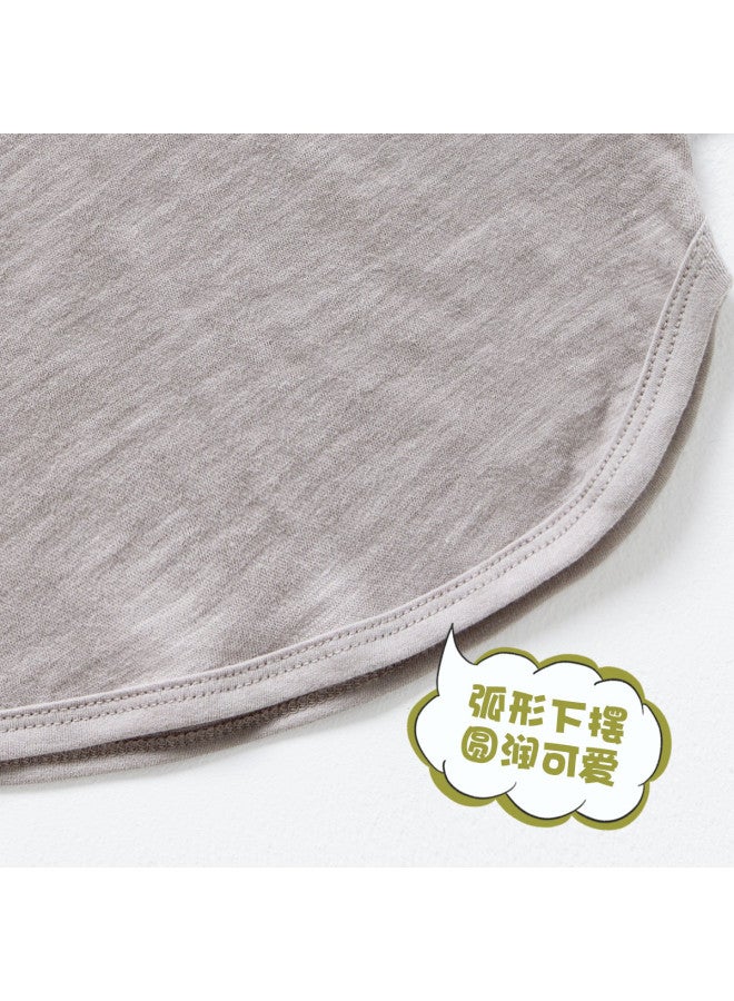 Doxiluka Baby Short Sleeve T-shirt Summer Thin Bamboo Cotton Infant Top Breathable Undershirt Half Sleeve Outfit For Newborns & Toddlers - Image 5