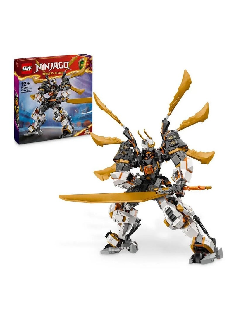 LEGO Ninjago Cole's Titan Dragon Mech 71821 - 1055 Pieces - Image 1