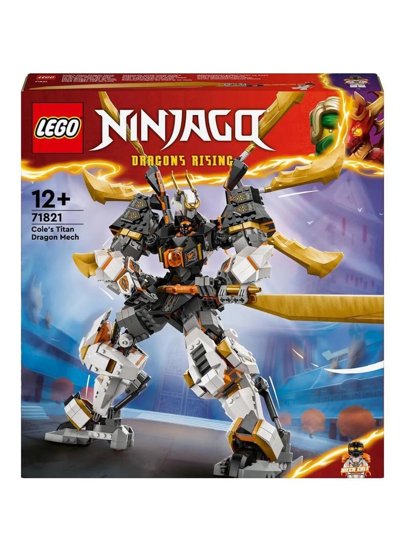 LEGO Ninjago Cole's Titan Dragon Mech 71821 - 1055 Pieces - Image 3