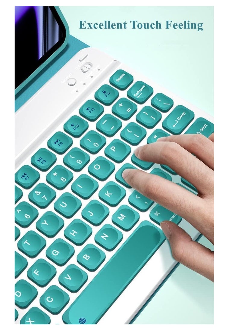 Keyboard Case for iPad 10th Generation 2022 – Magnetic Detachable Wireless Keyboard with Pencil Holder, Slim Protective Case for iPad 10.9" (2022) A2696 A2757 A2777, Black