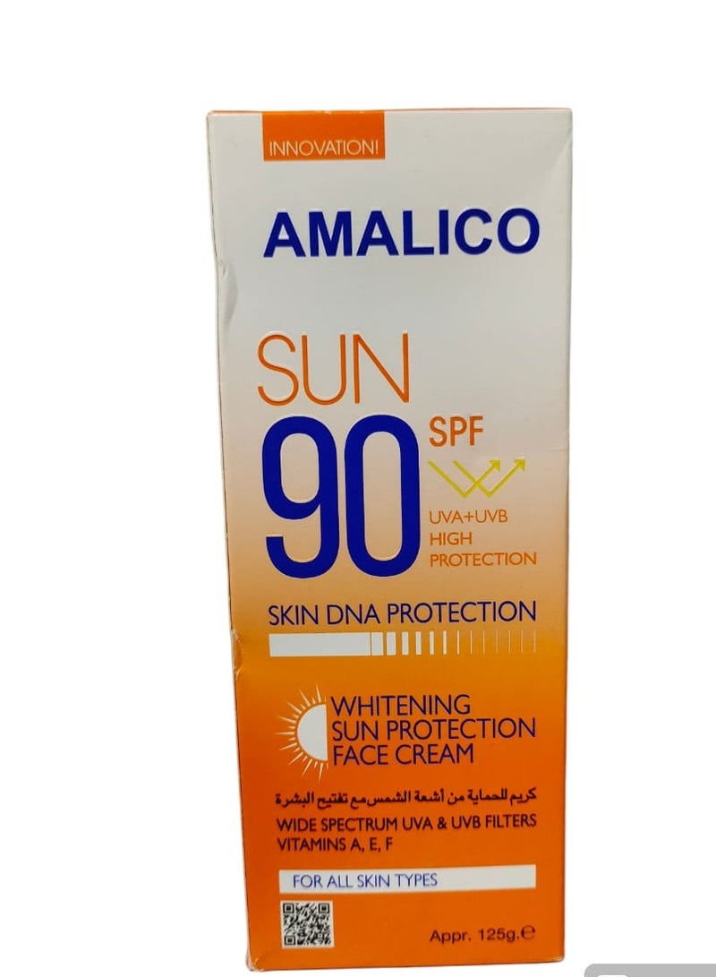 اماليكو كريم تفتيح الوجه للحماية من الشمس بعامل حماية من الشمس SPF90 125 جم - Image 2