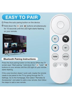 Generic G9N9N Chromecast Googel TV Bluetooth Voice Remote لـ Google TV  - Image 4