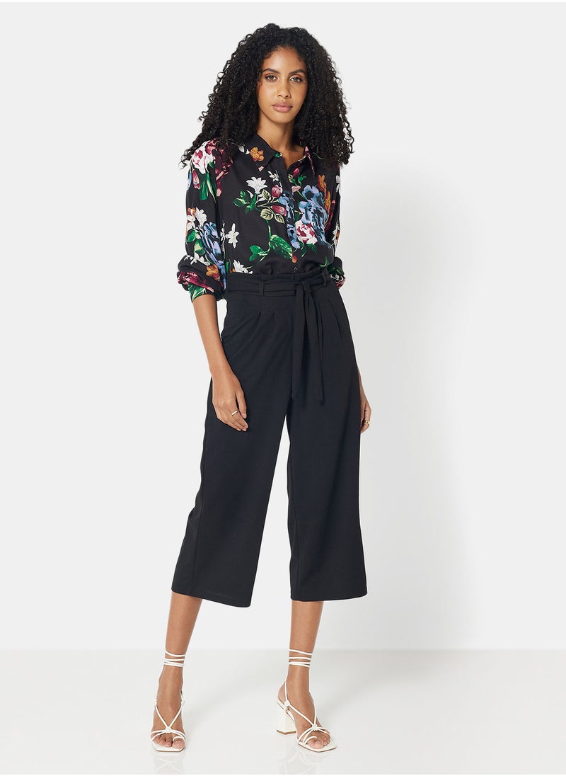 Jacqueline de Yong - Tie-Waist Cropped Pants - Image 1