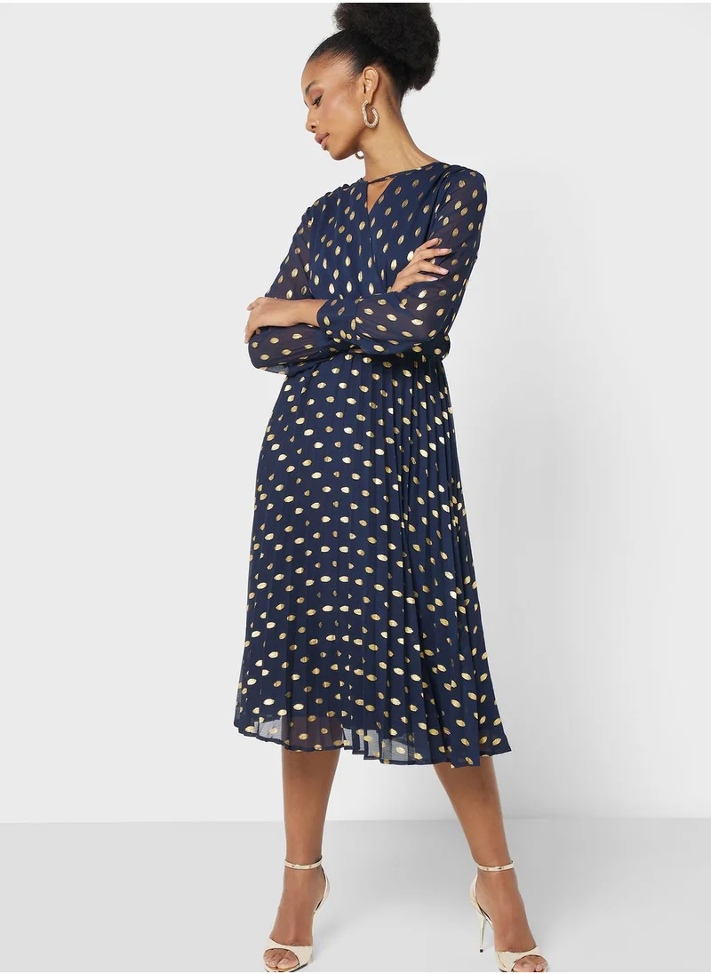 Wallis Keyhole Neck Dress