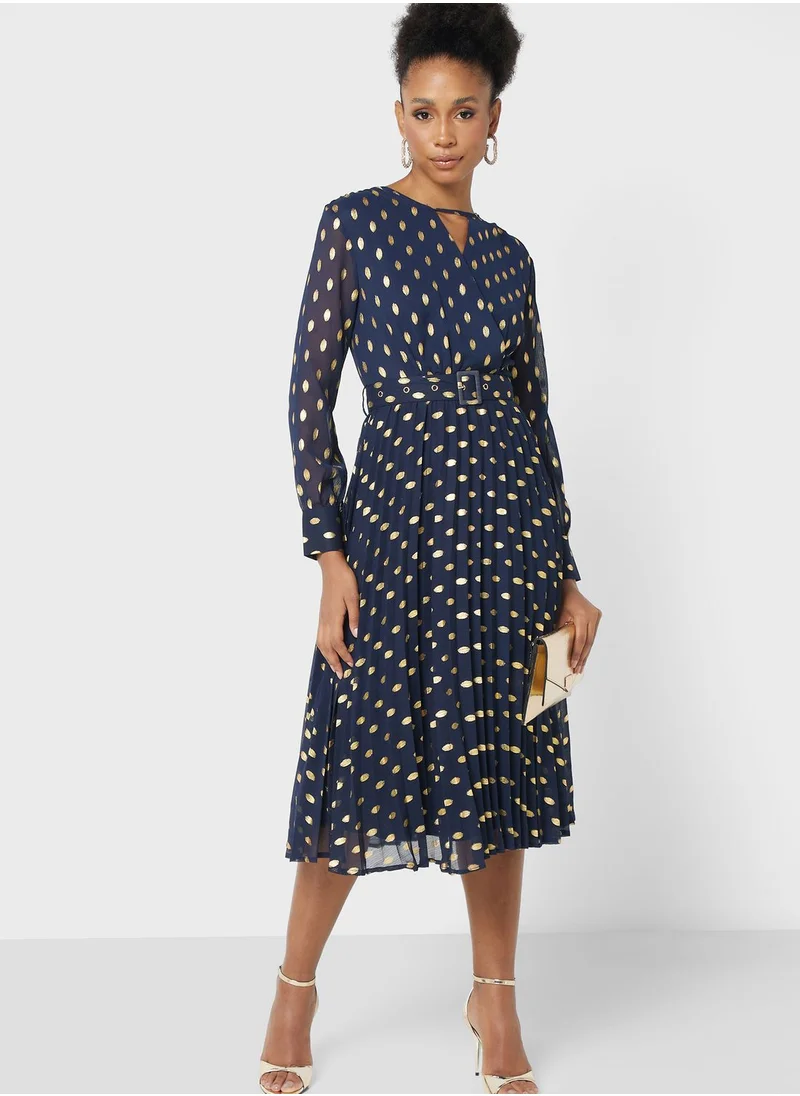 Wallis Keyhole Neck Dress