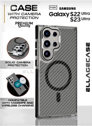 Case with stand for Samsung Galaxy S22 Ultra / S23 Ultra, Solid Camera Protection, Shockproof, Compatible with Magsafe and Wireless Charging - pzsku/Z2572AB7AEF8DCCC1E977Z/45/_/1731680151/a33360e5-9e60-42bb-b2ae-0d3d7f71ad07