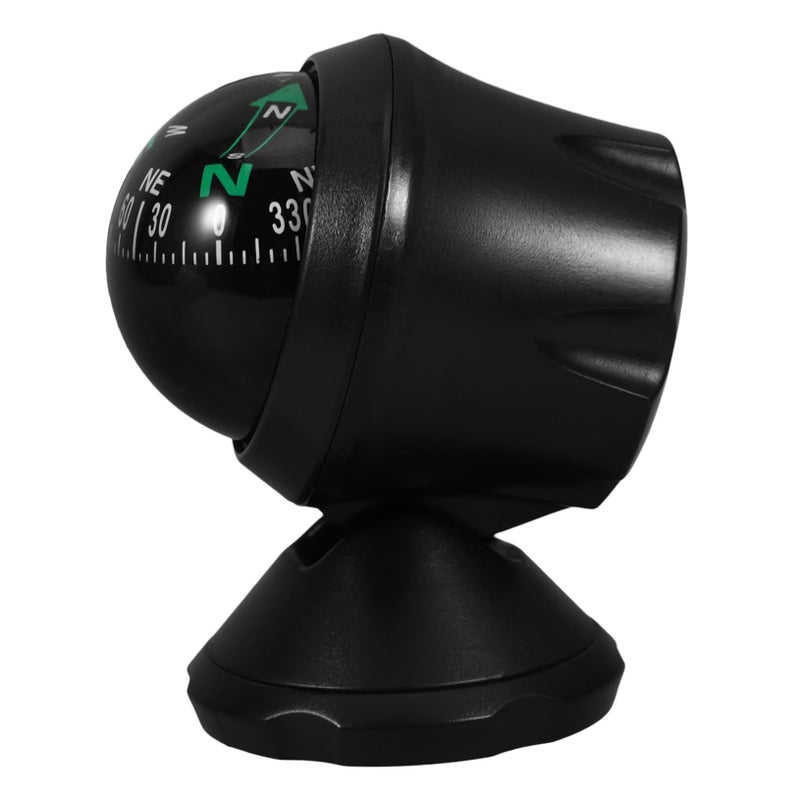 Compact Adhesive Ball Compass for Car Truck Boat Easy Attachment Navigation Tool Gift - Image 2