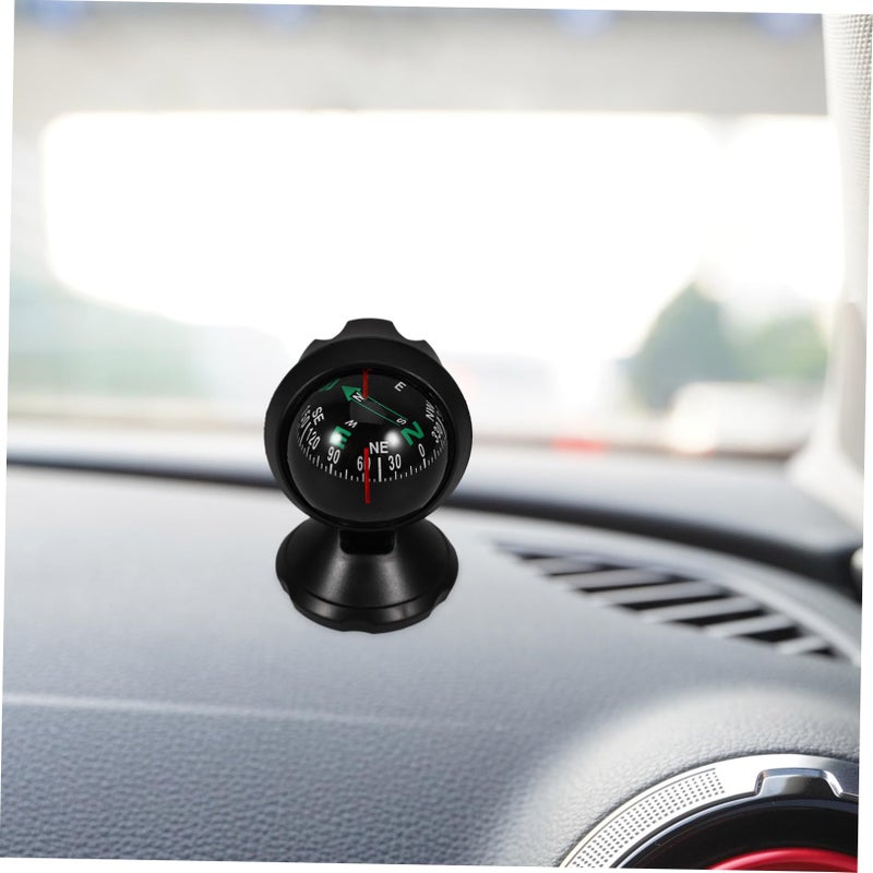 Compact Adhesive Ball Compass for Car Truck Boat Easy Attachment Navigation Tool Gift - Image 4