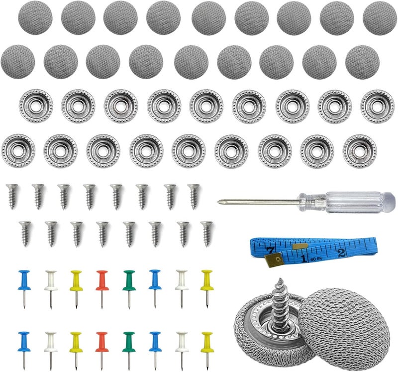 TEMI 60PCS Car Roof Headliner Repair Kit - Image 1