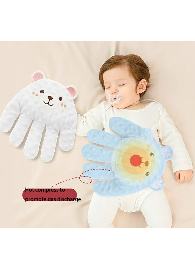 Little White Bear Soothing Palm, Baby Slapping Toy, Anti-Fright Hand Pillow, Electric Baby Hand Pillow, Baby Anti-Fright Gloves, Baby Sleep Aid Palm Pad, Baby Soothing Palm Pad  - Image 3