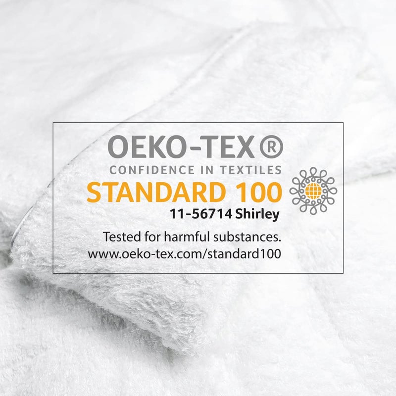 TexereSilk Women's Luxury Terry Cloth Bathrobe - NEW & IMPROVED FABRIC (Kashmir Blue, 2X/3X) - Image 3