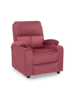 Cinematic Velvet Upholstered Classic Recliner Chair With Bed Mode - Dark Pink - 90x95x80cm - pzsku/Z25730E0B8ECE99EAD0C1Z/45/_/1720255559/cede2baa-fc83-4eaa-99c8-ec2f25c13ca5