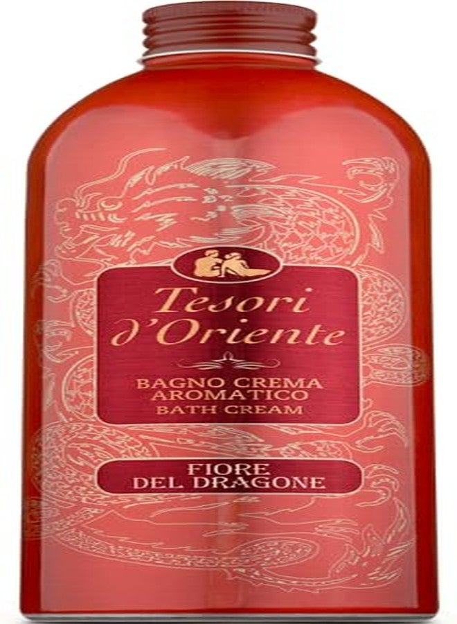 Tesori d'Oriente Dragon Flower Aromatic Cream Bath 500 ml (16.9 Fl oz), 1 Unit - Made in Italy [Italian Import] - Image 1
