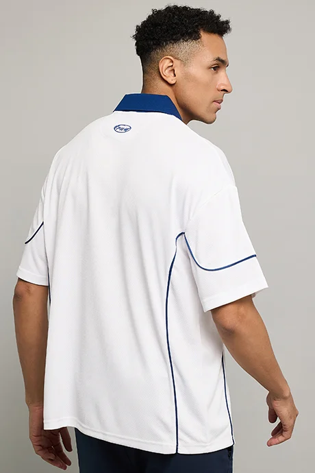 أر أند بي Printed Polo T-Shirt with Short Sleeves