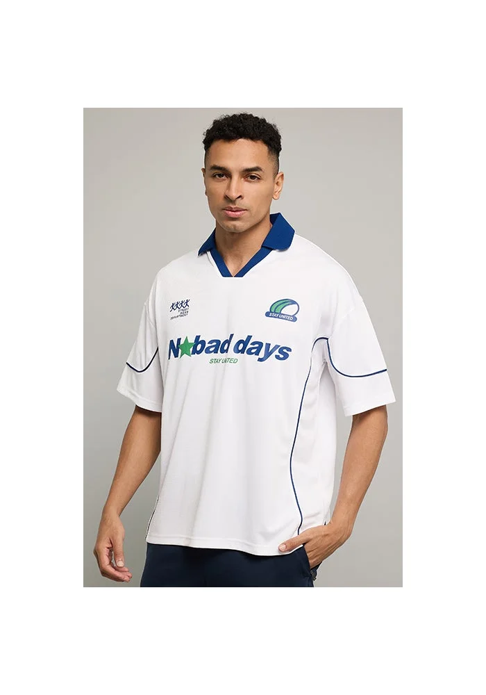 أر أند بي Printed Polo T-Shirt with Short Sleeves