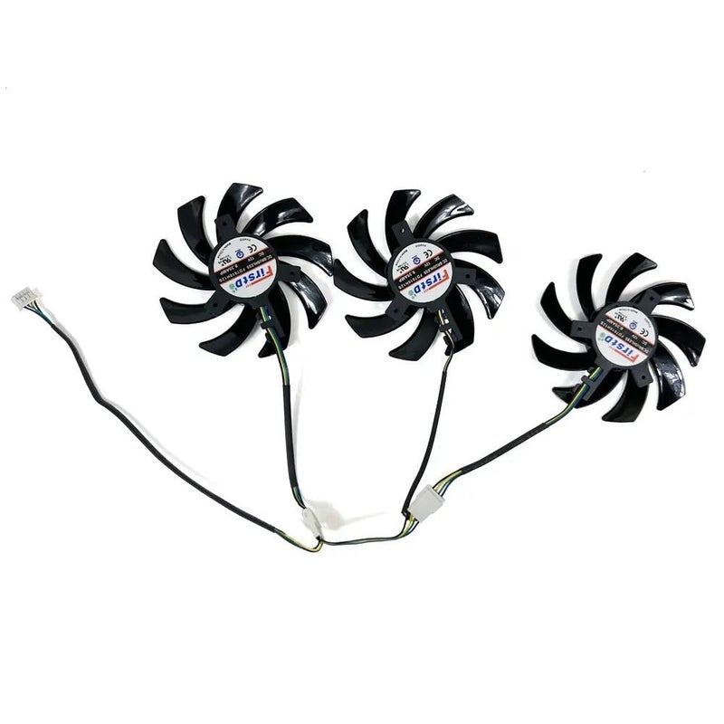 3pcs FDC10H12S9-C DC 12V 0.35A 85mm 4pin RX 6700XT GPU Fans for Speeder SWFT 309 Radeon 6700 XT 12GO Graphics Laptop Parts - Image 4