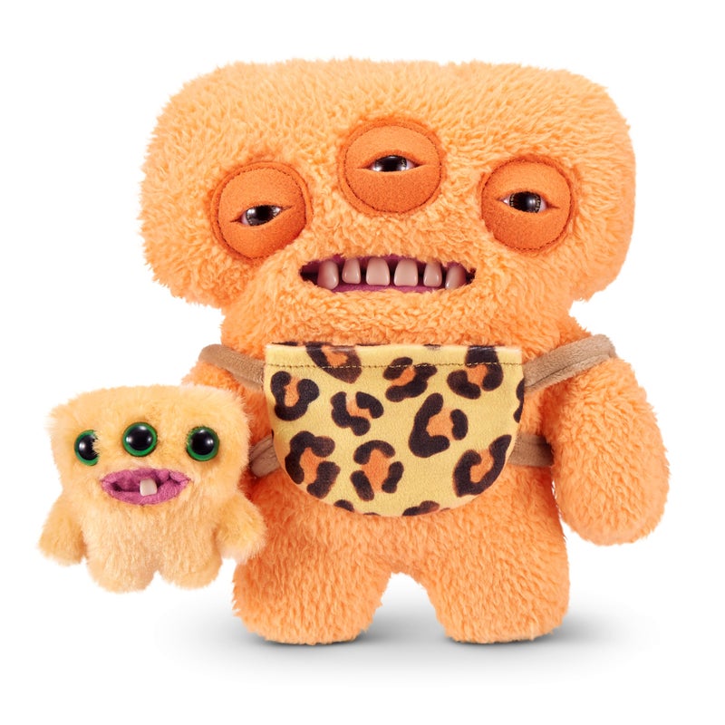 Fuggler Mini Rascals 9inch Assortment Series 1 Double Trouble Alien Orange Teddy by ZURU Funny Ugly Monster Plush Toy - Image 2