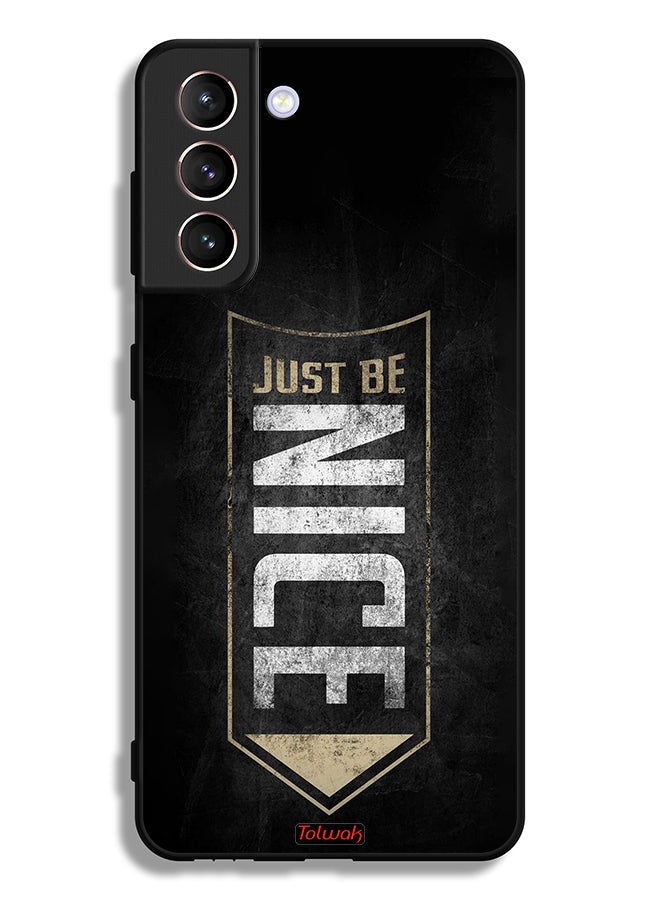 Tolwak Samsung Galaxy S21 Plus 5G Protective Case Cover Just Be Nice - Image 3