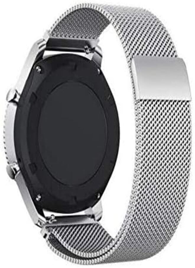 Generic - Generic Stainless Steel Metal Milanese Magnetic Loop Smart Watch Band for Samsung Gear S3 Classic Frontier Strap, 2724471023808 - Image 1