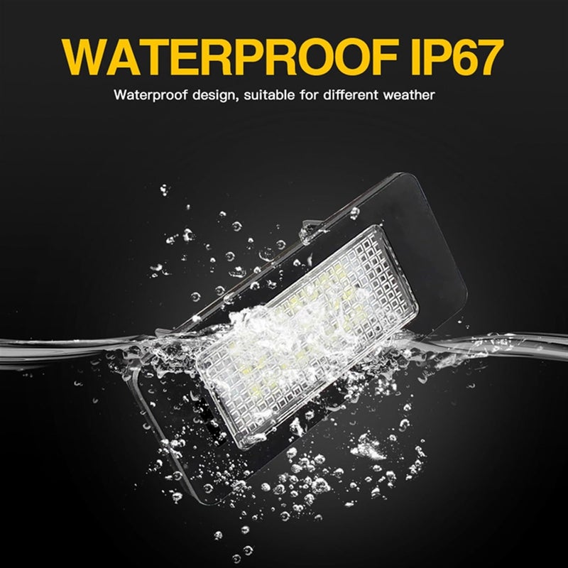 DEMULAX 2pcs 12V LED License Plate Lights - Image 3