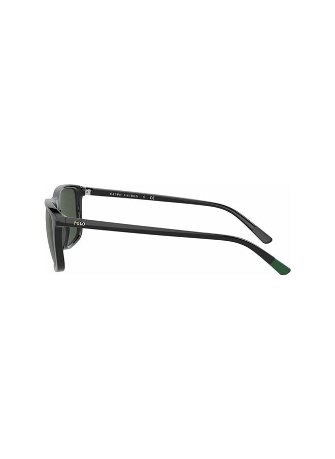 POLO RALPH LAUREN - Men Rectangular Shape Sunglasses - PH4171 500371 57 - Lens Size: 57 millimeter - Image 1