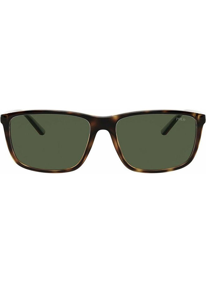 POLO RALPH LAUREN - Men Rectangular Shape Sunglasses - PH4171 500371 57 - Lens Size: 57 millimeter - Image 1