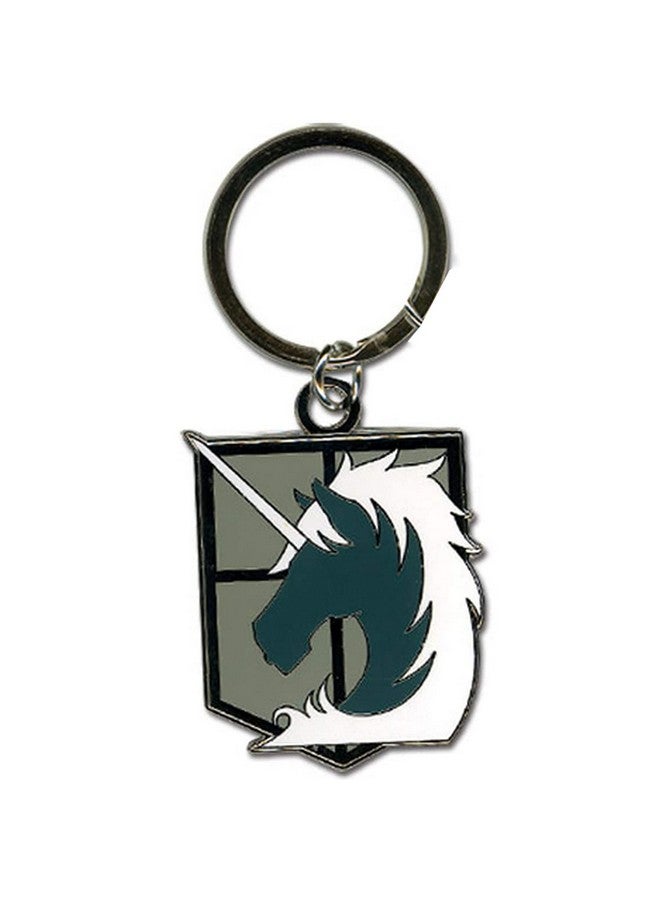 Careflection Attack on Titan AOT Anime Survey Corps Military Police Brigade metal Keychain (Pack of 1) (Military Police Brigade) - Image 1
