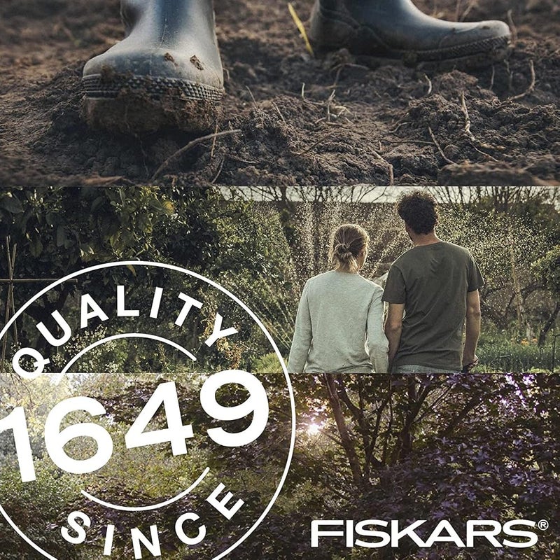 فيسكارس 1 Fiskars Pro مقص تقليم يدوي Bypass من الفولاذ بالكامل، شفرة فولاذية صلبة مصقولة بدقة، أخدود عصارة ذاتي التنظيف وخطاف مشطوف، مقابض مانعة للانزلاق مع آلية قفل، بطول حوالي 10 بوصات - Image 3