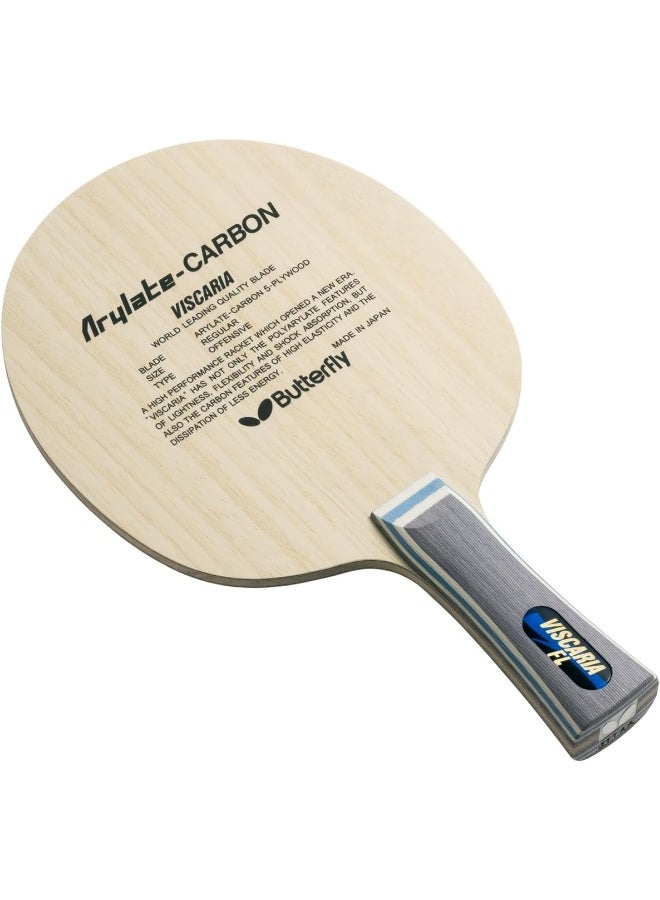 Butterfly Viscaria Table Tennis Blade ALC Blade - Professional Table Tennis Blade - Available in FL, and ST Handle Styles - Made in Japan - Image 1