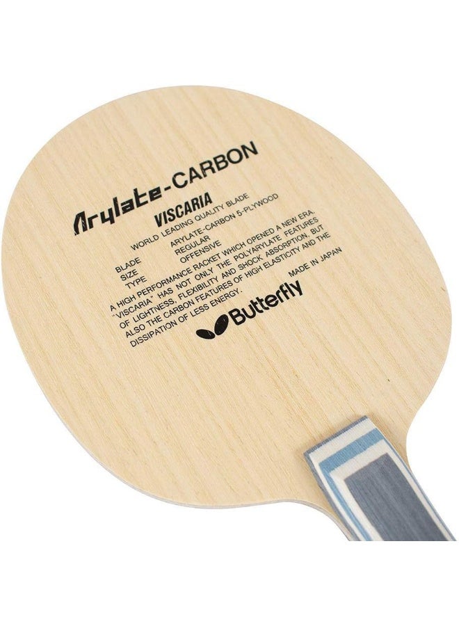 Butterfly Viscaria Table Tennis Blade ALC Blade - Professional Table Tennis Blade - Available in FL, and ST Handle Styles - Made in Japan - Image 2