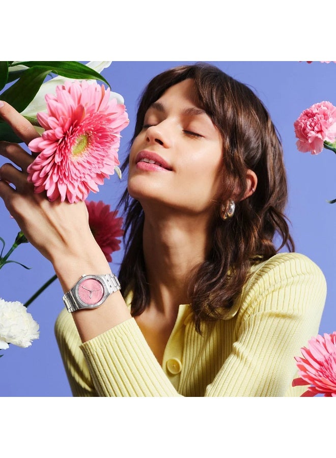 Swatch ساعة يد سواتش بتصميم بتلة YLS234G للنساء - Image 2
