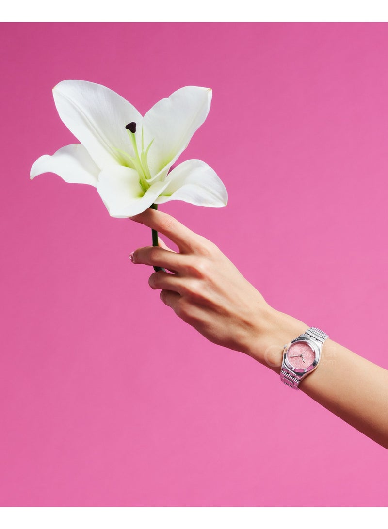 Swatch ساعة يد سواتش بتصميم بتلة YLS234G للنساء - Image 3