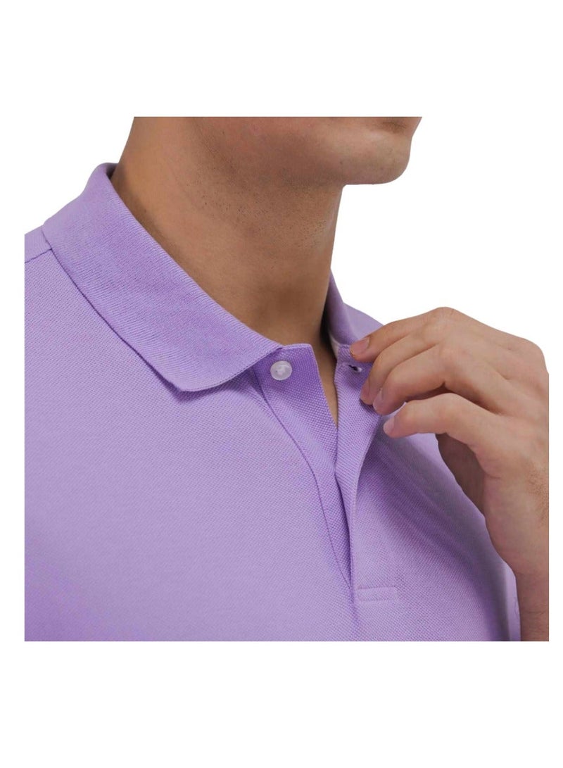Lux Nitro Men's Solid Regular Fit T-Shirt | Purple | Color Shade May Vary - Image 3