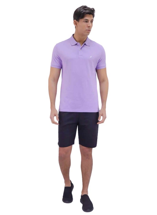 Lux Nitro Men's Solid Regular Fit T-Shirt | Purple | Color Shade May Vary - Image 2