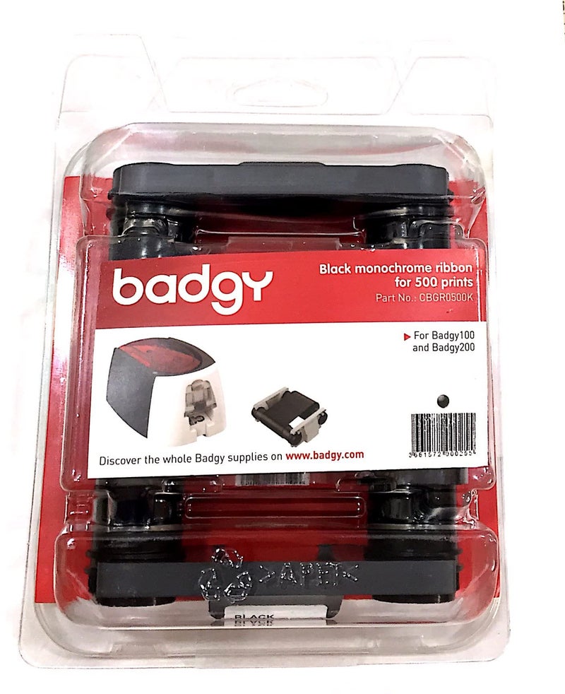 Evolis Badgy100 & 200 Black Ribbon - Compatible with Badgy100 & 200 printers only - CBGR0500K - Image 5