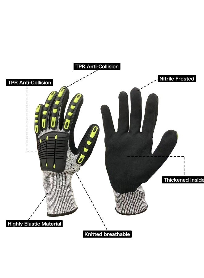 Cut Resistant Gloves Safety Work Anti Cut And Anti-Blow, Touch Screen Compatible, Ergonomic Water Mechanical resistance For Spearfishing, Lobster Surfing Fishing - Image 4