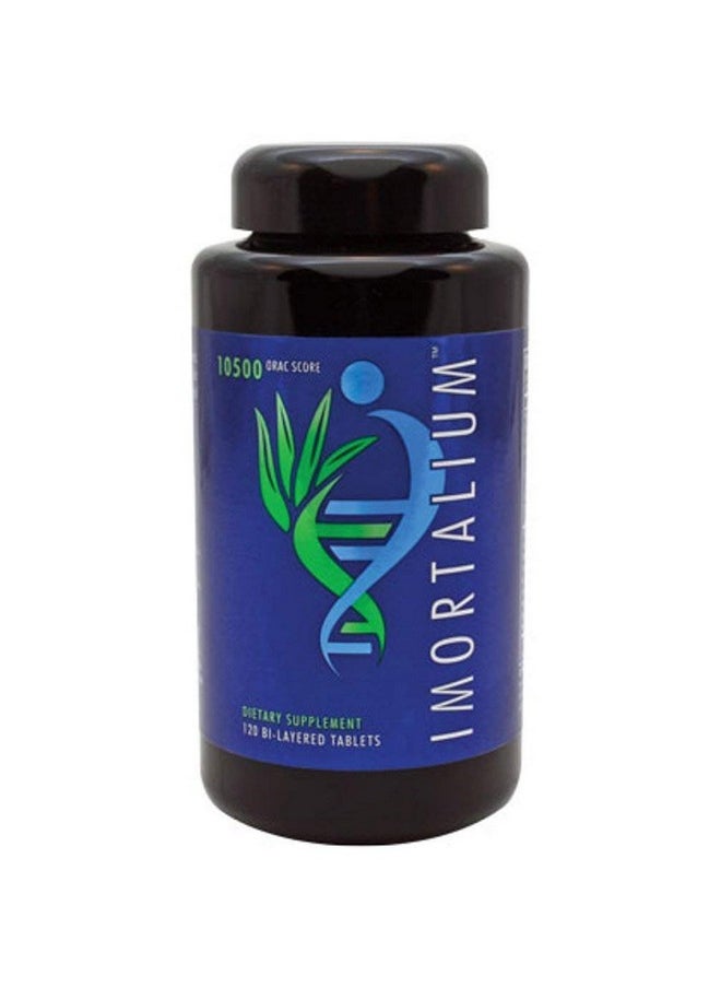 youngevity Youngevity Imortalium® - Anti-Aging Telomere Health, Fucoxanthin, Carotenoid Blend, Fucoidan Blend, MSM, Glutathione, Skin Rejuvinating Blend + 12 Whole Foods 120 Tablets (Pack of 1)  - Image 1