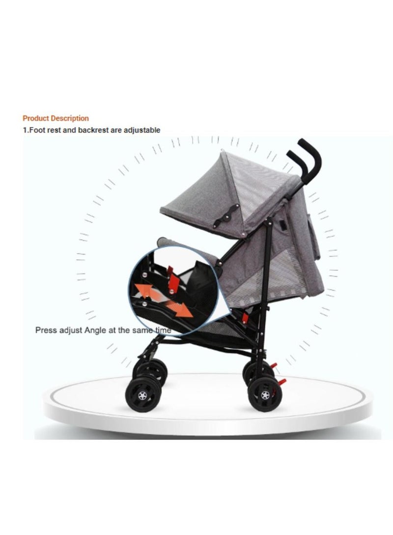 عربة أطفال متعددة الوظائف 4 عجلات VIP STARS - Image 5