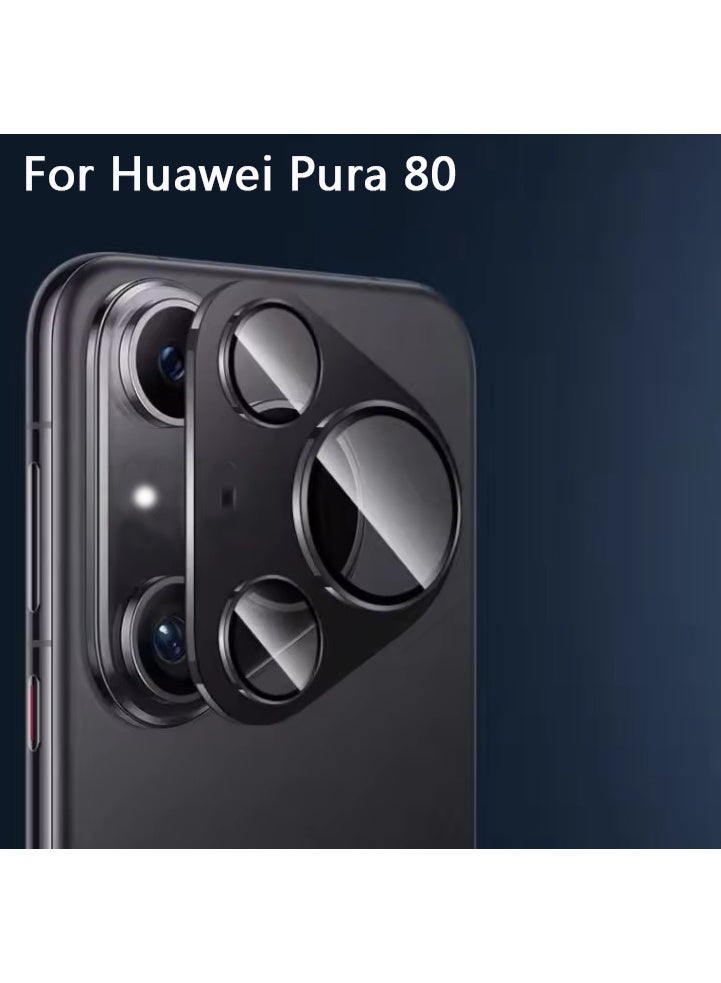 Camera Lens Protective Protector For Huawei Pura 80-Black - Image 1