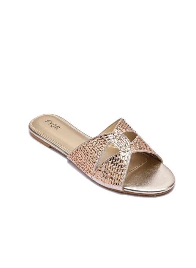 فايور مرآة مزخرفة منزلقة