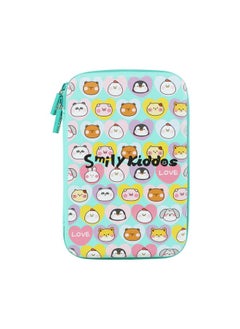 SMILY KIDDOS Smily Kiddos Single Compartment Pencil Case Stylish Cute Large Capacity Hardtop EVA Pencil Case Organizer School Kids Girls Women Pen Holder Pouch Multi Purpose| Animals - Multicolor  - Image 1