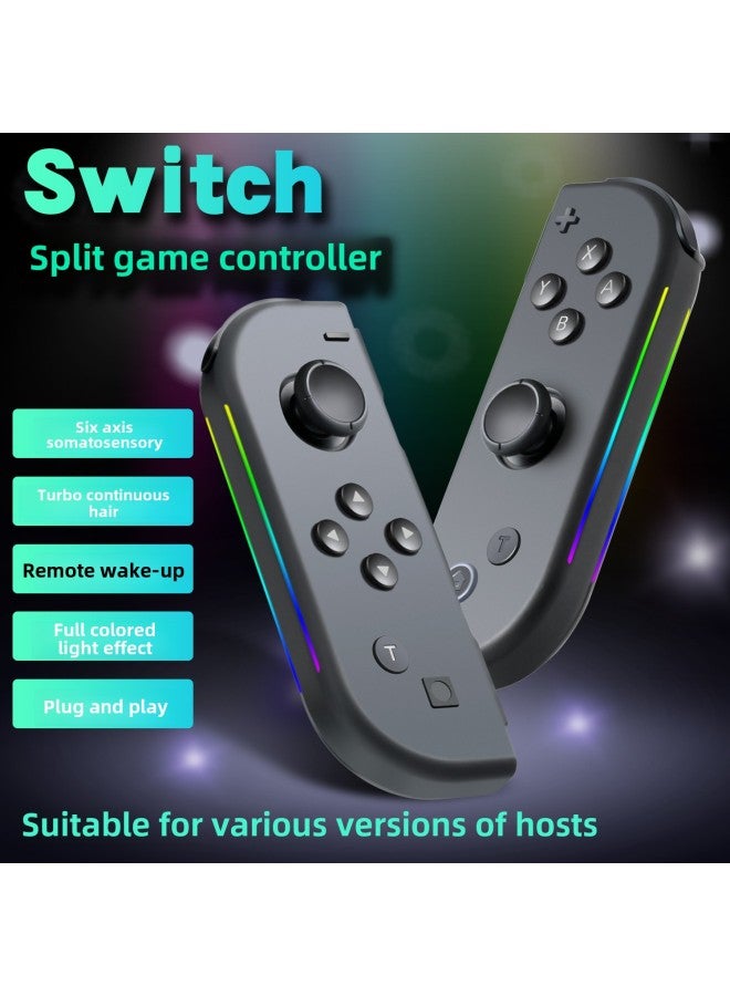 Nintendo Switch JOYCON Handle Supports One-key Wake-up Bluetooth Handle NS Somatosensory Vibration RO G Light-Product Color:Pikachu  - Image 2