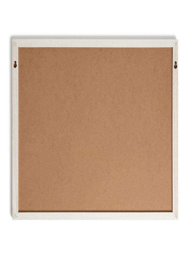 U Brands White Wash Frame Chalkboard Calendar Set, Office Supplies, with Magnet, Chalk Pencils 16” x 20”, 4 Pieces - Image 2